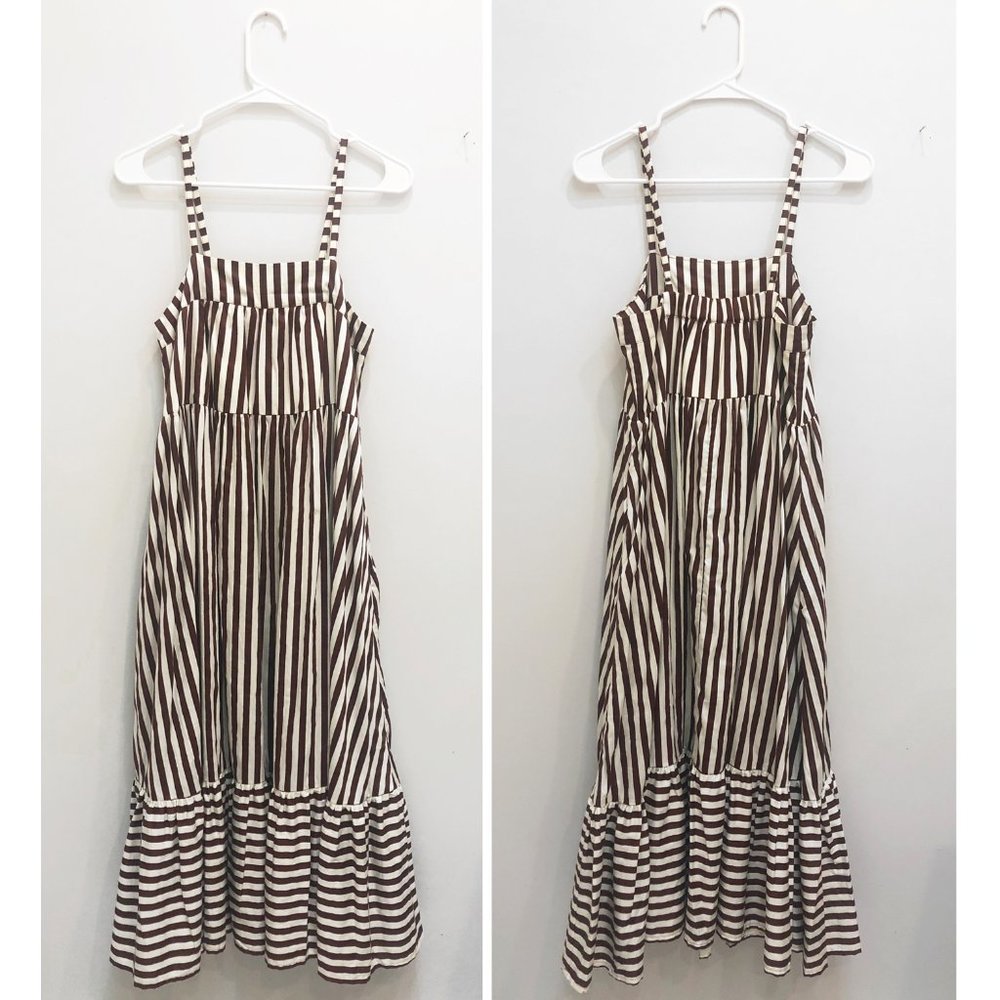 MIKOH Sakura Midi Dress in French Stripe Koa